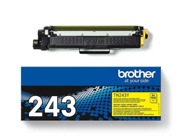 BROTHER LASER COLOR TONER AMARILLO TN243Y ORIGINAL