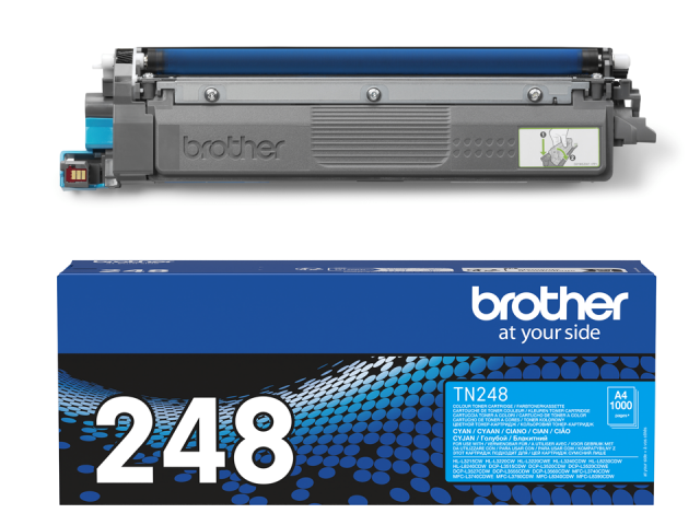 BROTHER LASER COLOR TONER CYAN TN248C ORIGINAL
