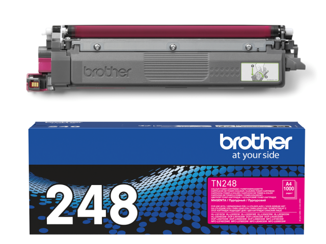 BROTHER LASER COLOR TONER MAGENTA TN248M ORIGINAL