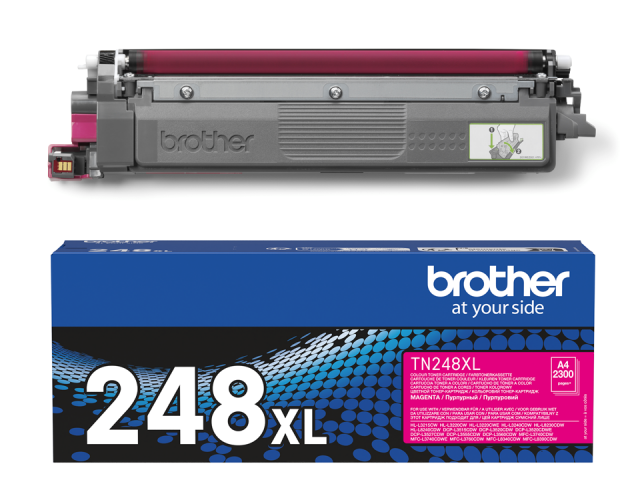 BROTHER LASER COLOR TONER MAGENTA TN248XLM ORIGINAL