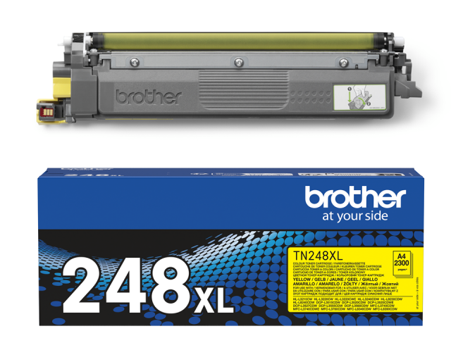 BROTHER LASER COLOR TONER AMARILLO TN248XLY ORIGINAL