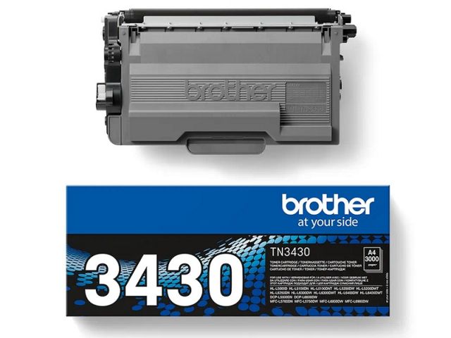 BROTHER LASER TONER NEGRO TN-3430 ORIGINAL