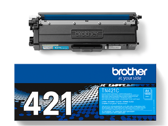 BROTHER LASER COLOR TONER CYAN TN421C ORIGINAL