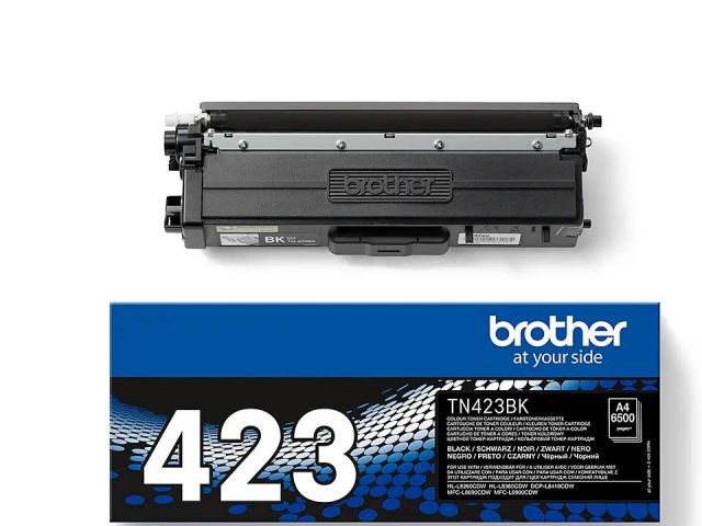 BROTHER LASER COLOR TONER NEGRO TN423BK ORIGINAL