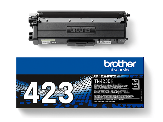 BROTHER LASER COLOR TONER NEGRO TN423BK ORIGINAL