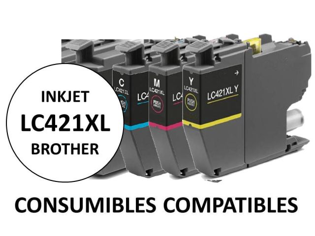 CARTUCHO COMPATIBLE BROTHER LC421XL MAGENTA