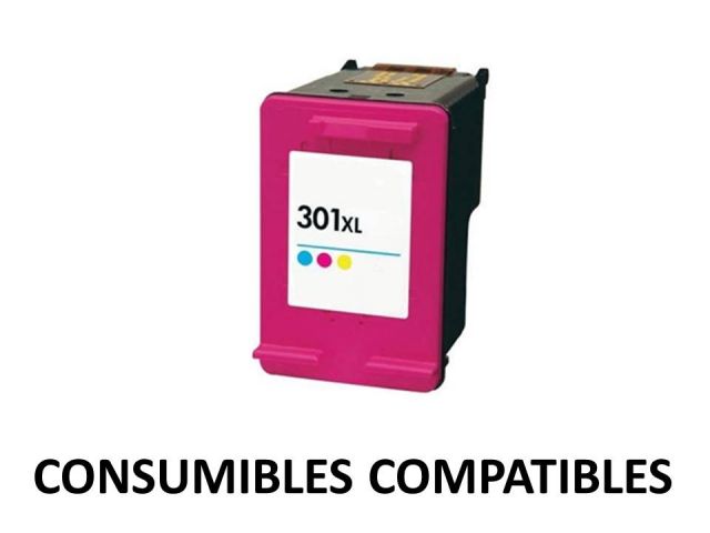 CARTUCHO COMPATIBLE HP 301XL CH564EE tricolor.