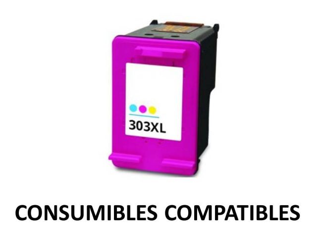 CARTUCHO COMPATIBLE HP 303XL T6N03AE tricolor. 