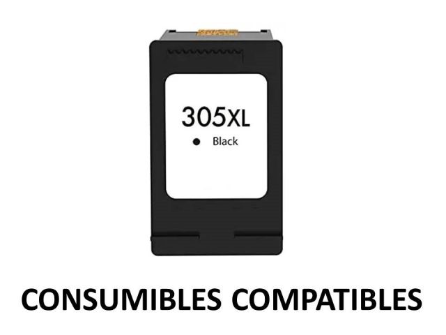 CARTUCHO COMPATIBLE HP 305XL  3YM62AE negro