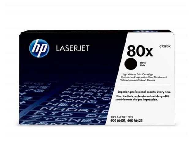 HP LASER 80X Toner Negro  CF280X ORIGINAL