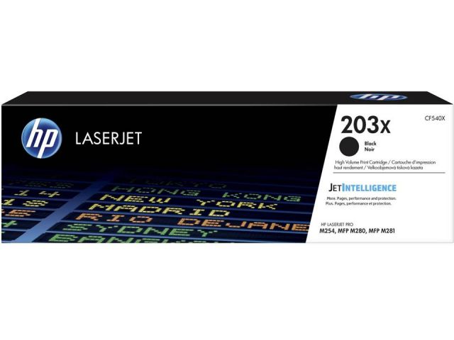 HP LASER COLOR 203X Toner Negro  CF540X ORGINAL