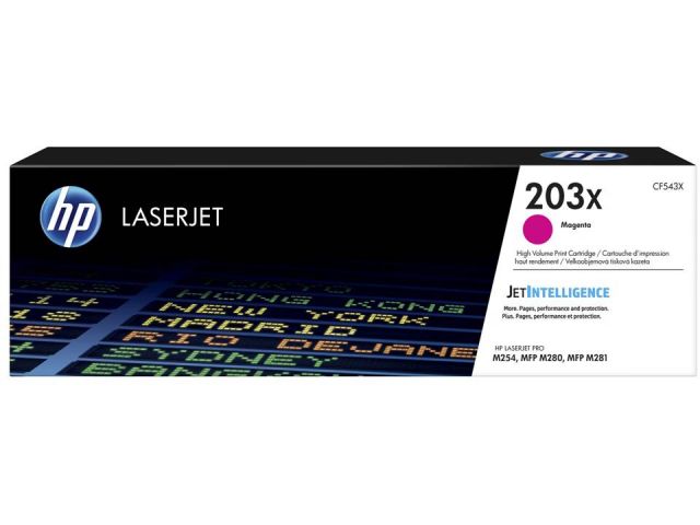 HP LASER COLOR 203X Toner Magenta  CF543X ORGINAL
