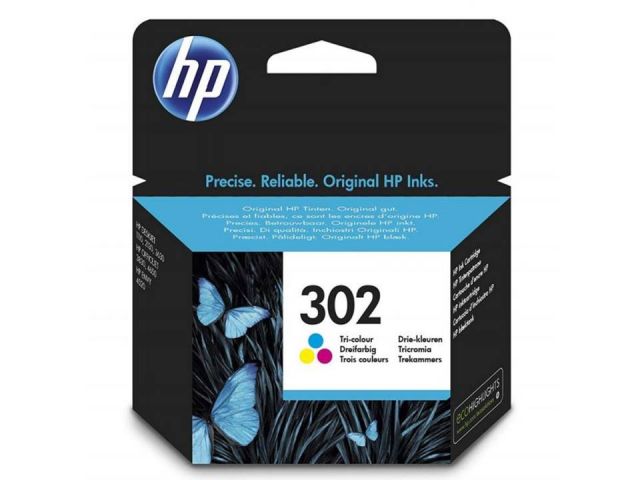 HP INKJET Nº 302 Tricolor F6U65AE ORIGINAL