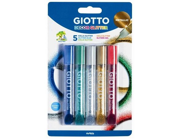 GTO GLITTER GLUE 10.5ML METALLIC SURTIDOS