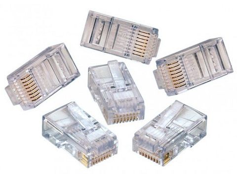 PAQ.10 CONECTORES RJ 45 UTP  CAT.6 FTP 8C.