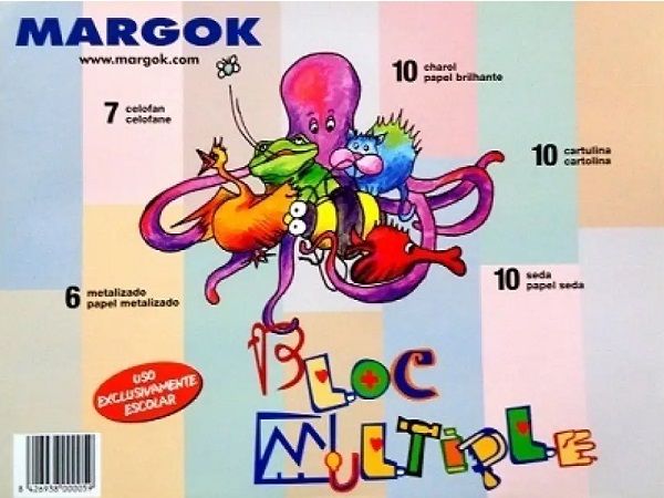 BLOC MANUALIDADES SURTIDO 41 HOJAS MARGOK