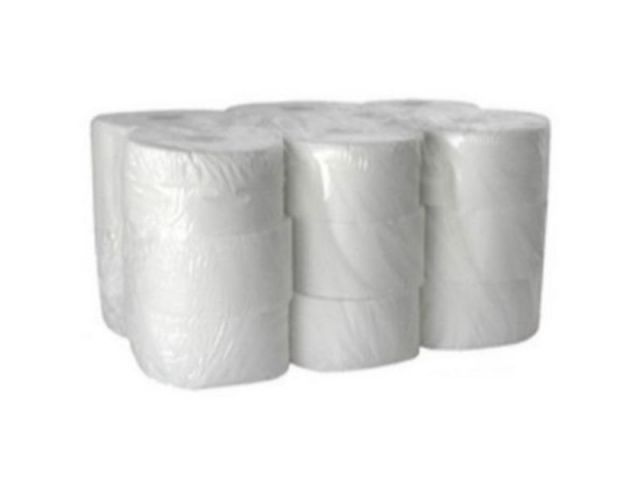 PAQ.18 ROLLOS PAPEL HIGIENICO INDUSTRIAL GF BLANCO