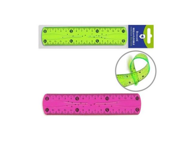 BMK REGLA PLASTICO FLEXIBLE 15 CM 324737