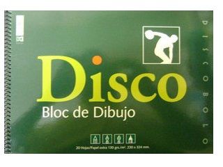 BLOC DIBUJO DISCO FOL SIN RECUADRO 20H.130GR. 