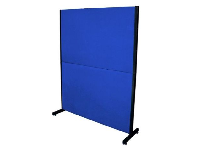 PYC BIOMBO TAPIZADO AZUL  160x130x4,5