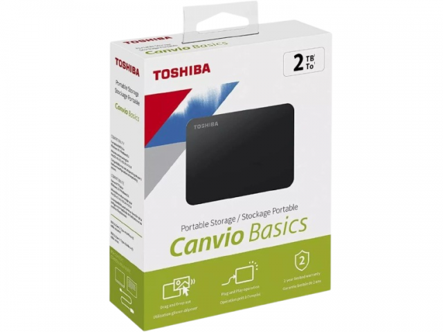 DISCO DURO EXTERNO TOSHIBA 2.5 2 TB USB 3.2