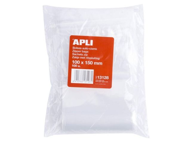 APLI PAQ.100 BOLSAS AUTOCIERRE 100 x 150 mm 13128