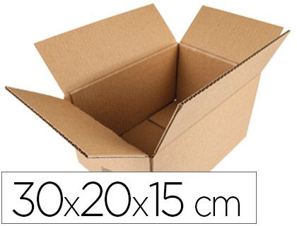 (PACK.20) CAJAS EMBALAJE CARTON 30x20x15cm