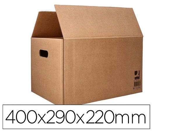 (PACK.25) CAJAS EMBALAJE CARTON 40x29x22cm 5mm ASA