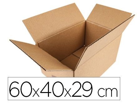 (PACK.20) CAJAS EMBALAJE CARTON 60x40x29cm