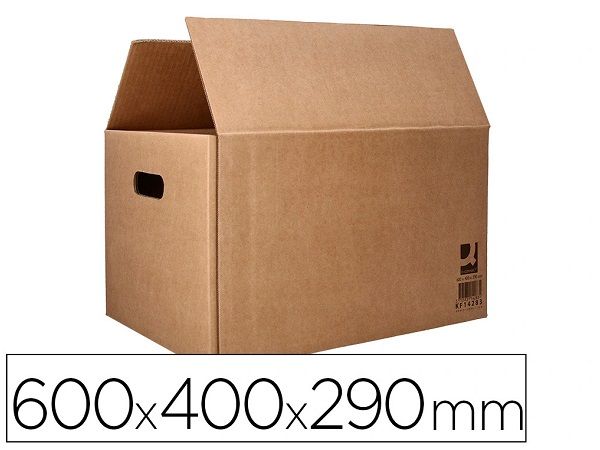 (PACK.25) CAJAS EMBALAJE CARTON 60x40x29cm 5mm ASAS