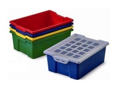 CAJA APILABLE PP CON TAPA 787 14L 420