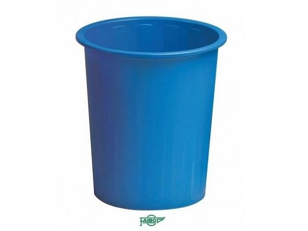 PAPELERA CERRADA 14L  305-07 COLOR AZUL