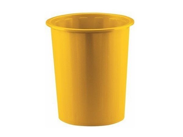 PAPELERA CERRADA 14L  305 COLOR AMARILLO