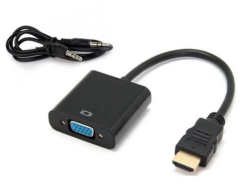 ADAPTADOR HDMI A VGA CON JACK DE 3,5