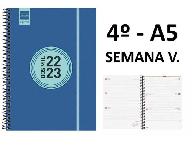 FINOCAM AGENDA ESCOLAR 4º TAPA PP AZ S.VISTA 23/24