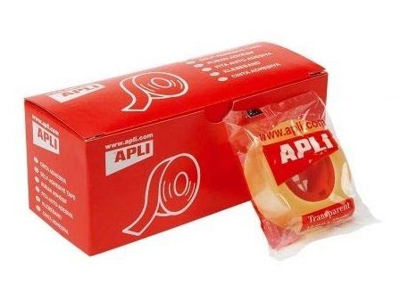 APLI CINTA ADHESIVA TRANSPARENTE 19mm x 33mt 11328