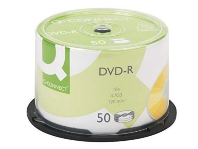 BOBINA 50 DVD-R 4,7GB 120M 16X  Q.CONNECT