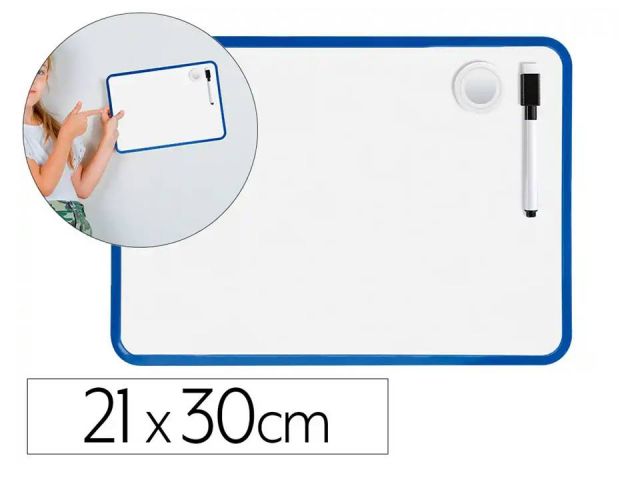LDP PIZARRA BLANCA MAGNETICA DOBLE CARA  21X30 A4