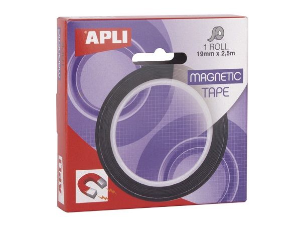 APLI CINTA ADHESIVA MAGNETICA 19mm x 2,5mt  17724