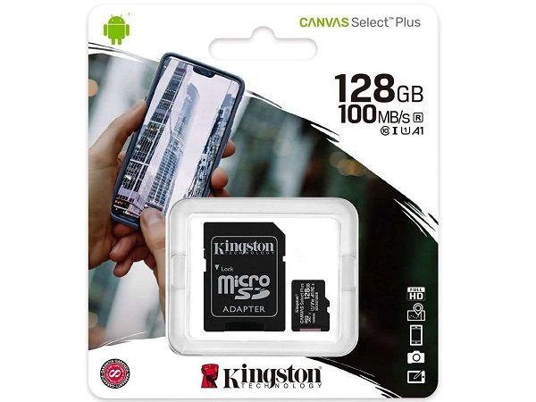 KINGSTON TARJETA MEMORIA MICRO SDCS2 128GB + ADAPTADOR CLASE 10