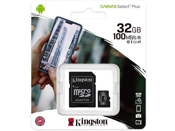 KINGSTON MICRO SDHC  32GB + ADAPTADOR CLASE 10