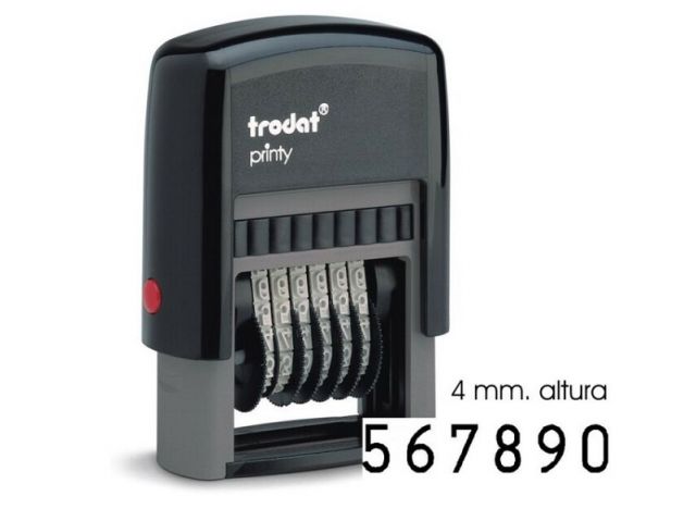 NUMERADOR TRODAT ENTINTAJE AUTOMÁTICO 4MM 4846