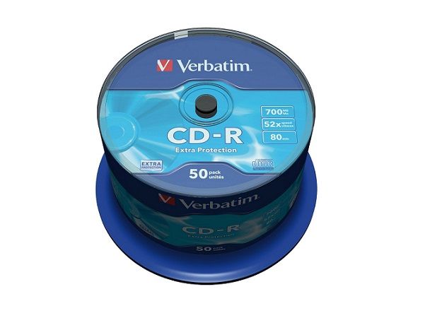 BOBINA 50 CD-R 700MB 52X VERBATIM 43351