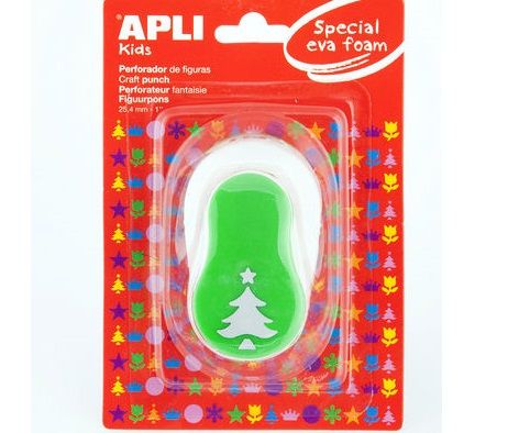 APLI PERFORADORA 25,4mm ÁRBOL DE NAVIDAD 13303