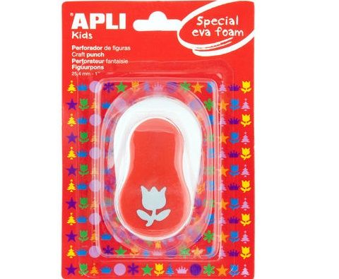 APLI PERFORADORA 25,4mm  FLOR TULIPÁN 13299