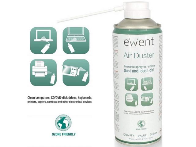 EWENT COMPRESOR AIRE LIMPIEZA EQUIPOS 400ML EW5601