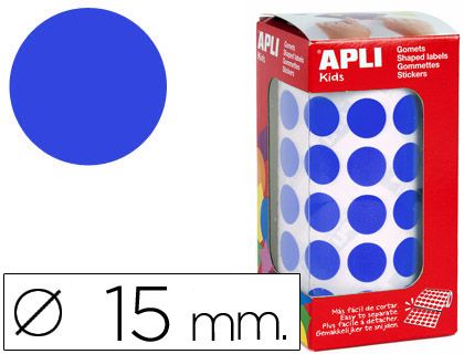 APLI ROLLO GOMETS REDONDO 15mm AZUL 4856