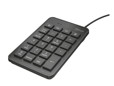 TRUST TECLADO NUMÉRICO USB PORTÁTIL/PC NEGRO 22221