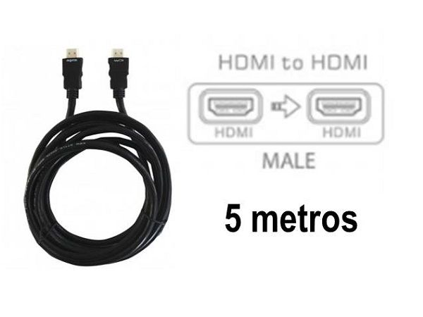 CABLE HDMI-HDMI MACHO/MACHO 4K 5 MTRS