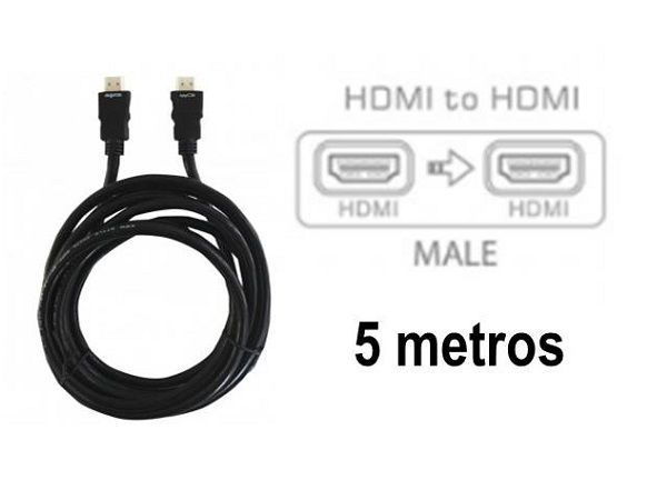 CABLE HDMI-HDMI MACHO/MACHO  5 MTRS